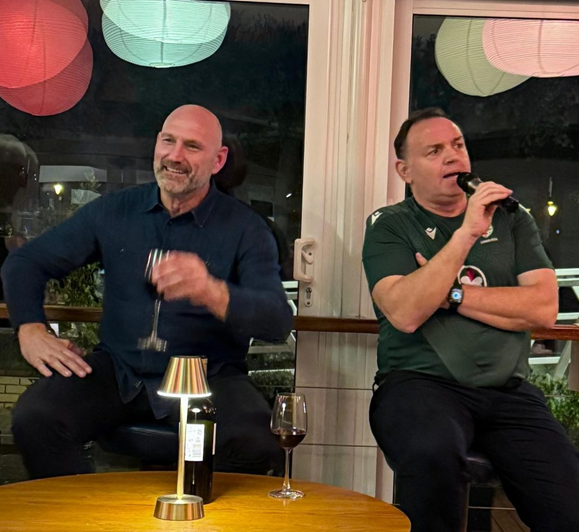 RUGBY DOUBLE-ACT BREAKS FUNDRAISING RECORD
